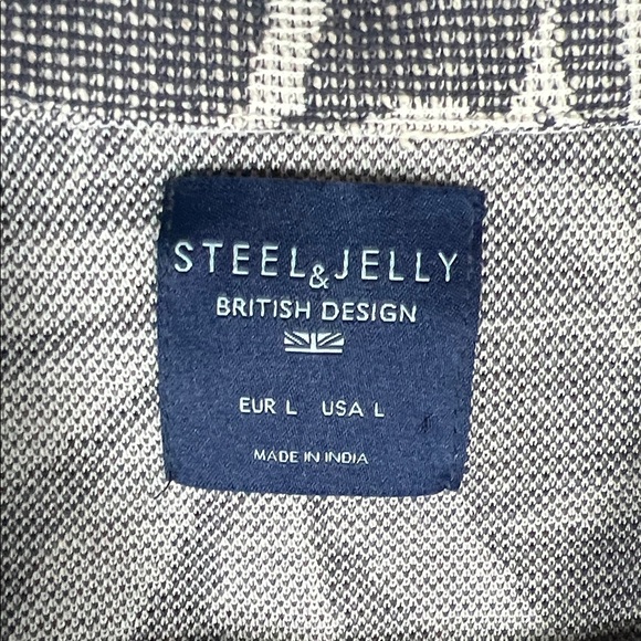 Steel & Jelly Floral Button Down Shirt Men’s Size L - Picture 4 of 4